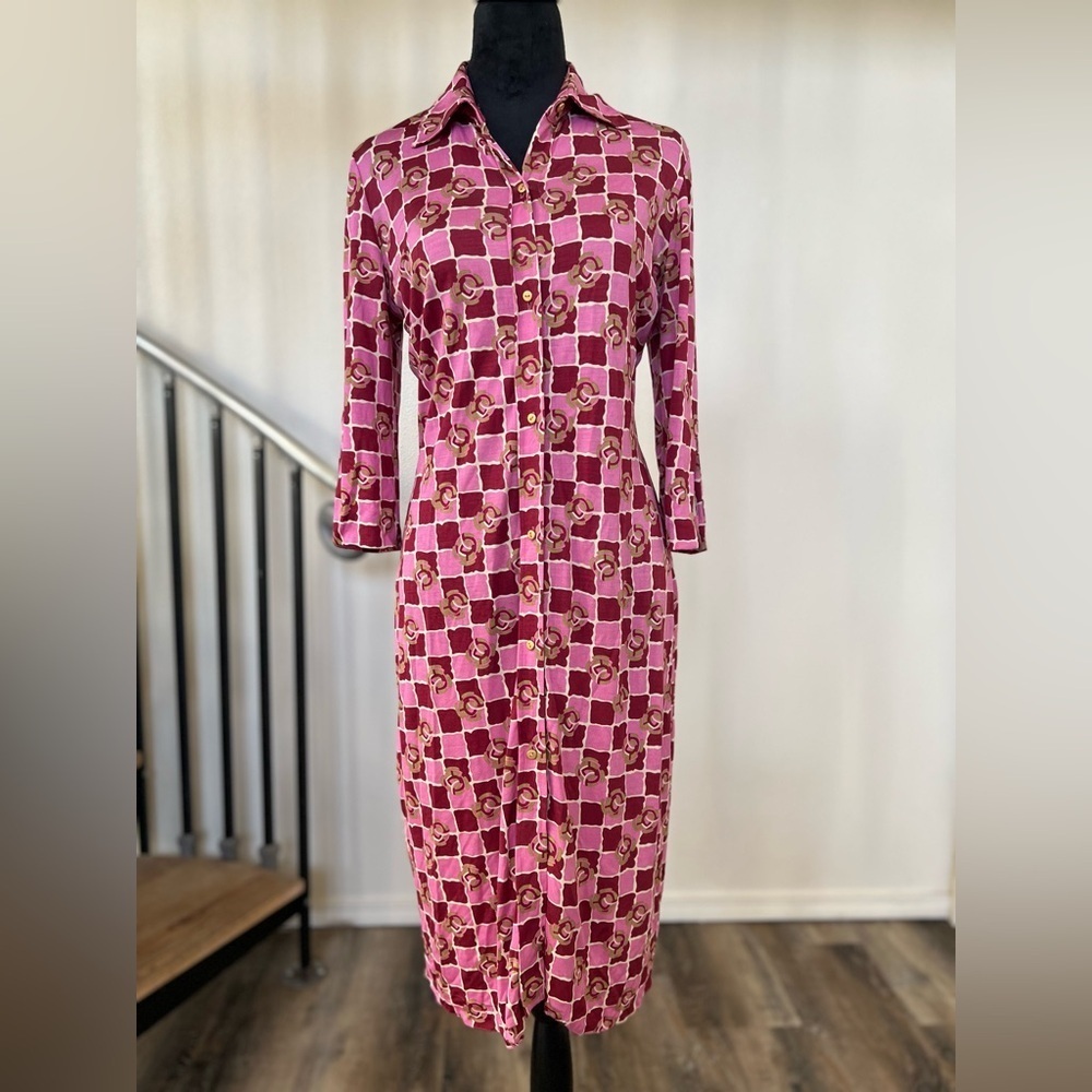 Cacharel Vintage Retro Pink Dress